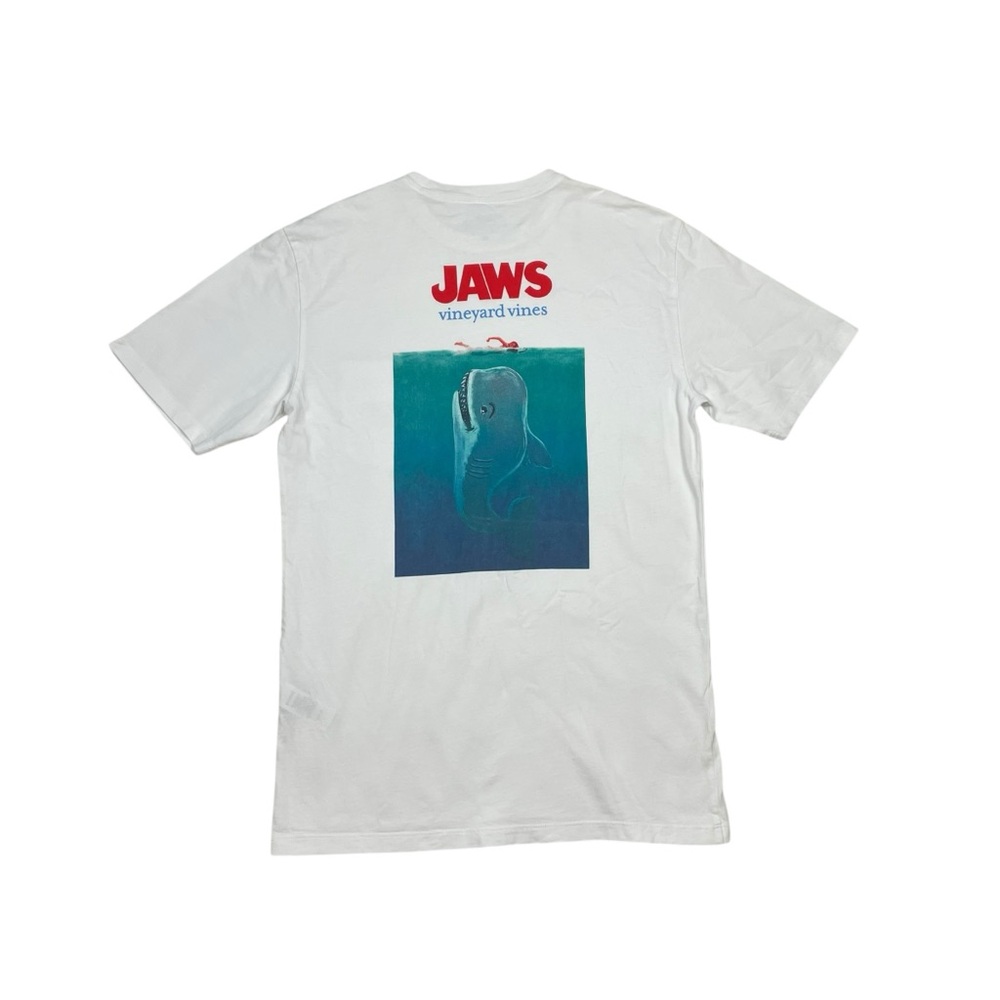 Vineyard Vines x Jaws Movie Casual Limited Edition Rare Graphic Tee
